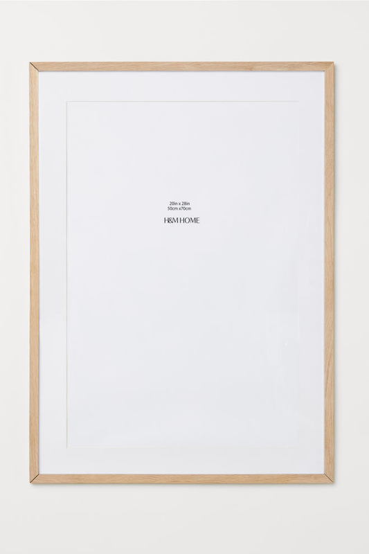 Marco de fotos de roble