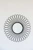 Espejo de pared de metal