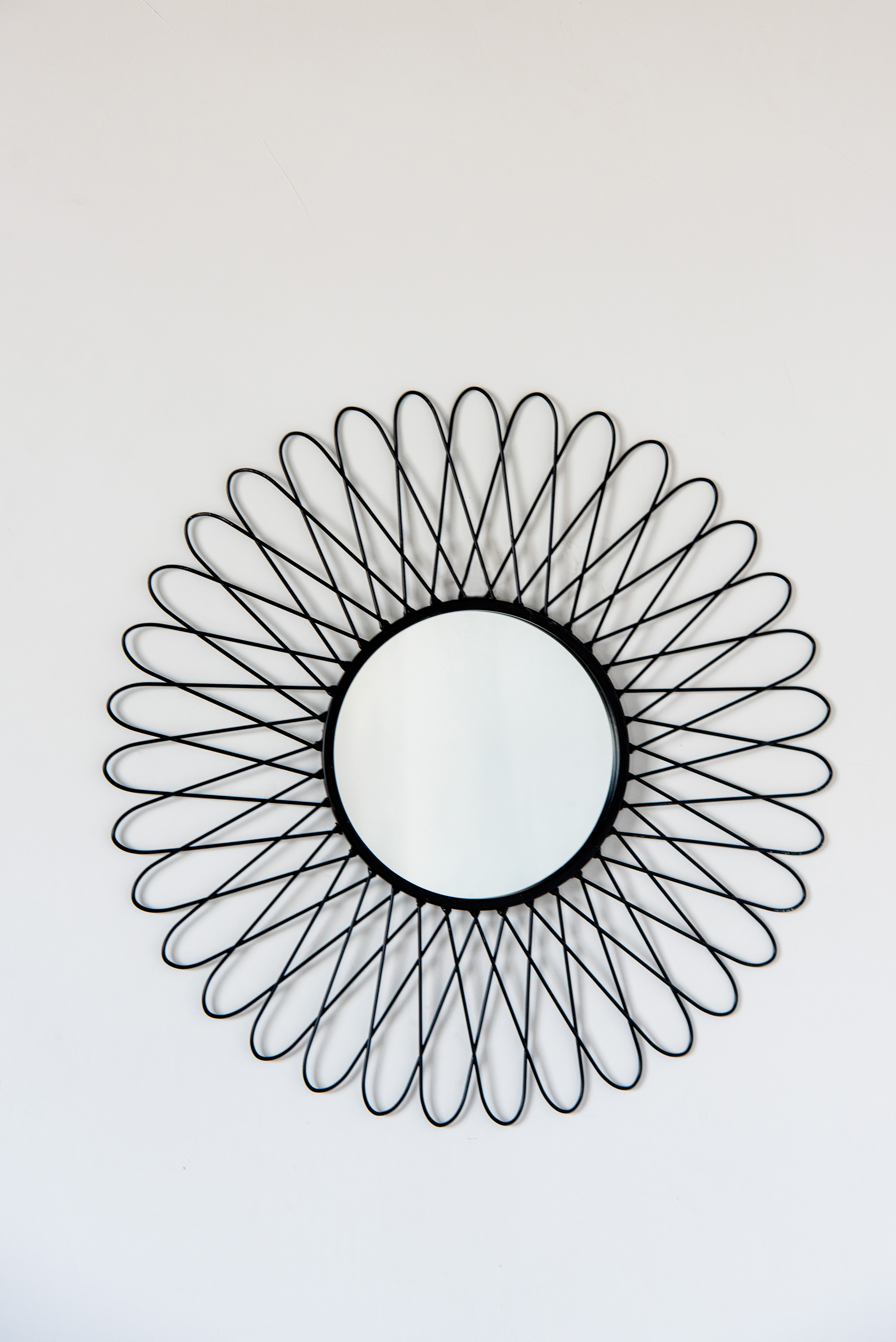 Espejo de pared de metal